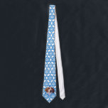 Hanukkah Star of David - Treeing Walker Coonhound Tie<br><div class="desc">I LOVE custom requests and when I received a request from Rebecca G. to make her son happy on his Bar Mitzvah by wearing a necktie featuring his very own Dogs Tripp and Honey in my Star of David design, I jumped right on it. He will wear one dog and...</div>