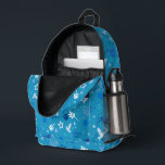 Hanukkah Stars Backpack #3<br><div class="desc">This cute Hanukkah star pattern is an eye-catcher! It's a fun and funky way to dress up decor,  gifts,  apparel,  and household items for the occasion. Check out my store for more pattern items and gift ideas,  or combine items to create an interesting gift package!</div>