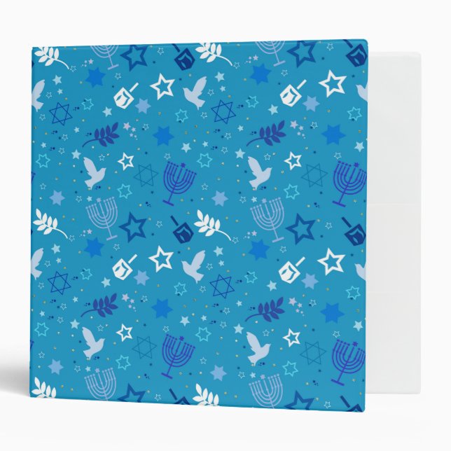 Hanukkah Stars Binder (Front/Inside)
