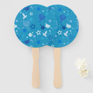 Hanukkah Stars Hand Fans