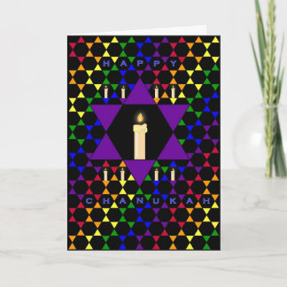 Hanukkah Stars Holiday Card