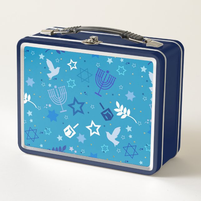 Hanukkah Stars Lunchbox (Front)