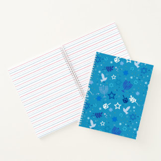 Hanukkah Stars Notebook