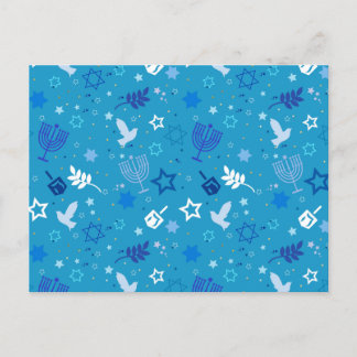 Hanukkah Stars Postcard