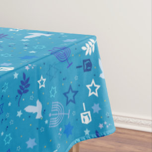 Hanukkah Stars Tablecloth