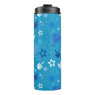 Hanukkah Stars Thermal Tumbler