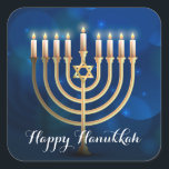 Hanukkah Stickers<br><div class="desc">This small size sticker is shown with a festive Hanukkah holiday print.
Customize this item or buy as is.




Stock Image</div>