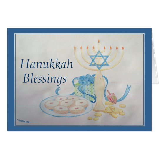 HANUKKAH TABLE CARD