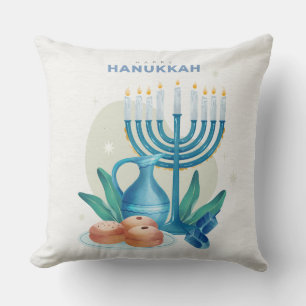 Hanukkah  throw pillow
