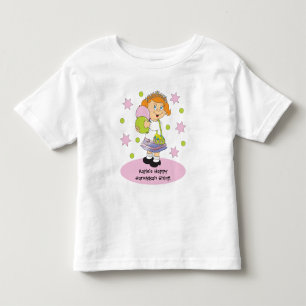 Hanukkah Toddler's Ruffle Dress Personalize Toddler T-shirt