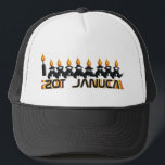 Hanukkah Trucker Hat<br><div class="desc">Customize it with your own design,  or any of ours.</div>
