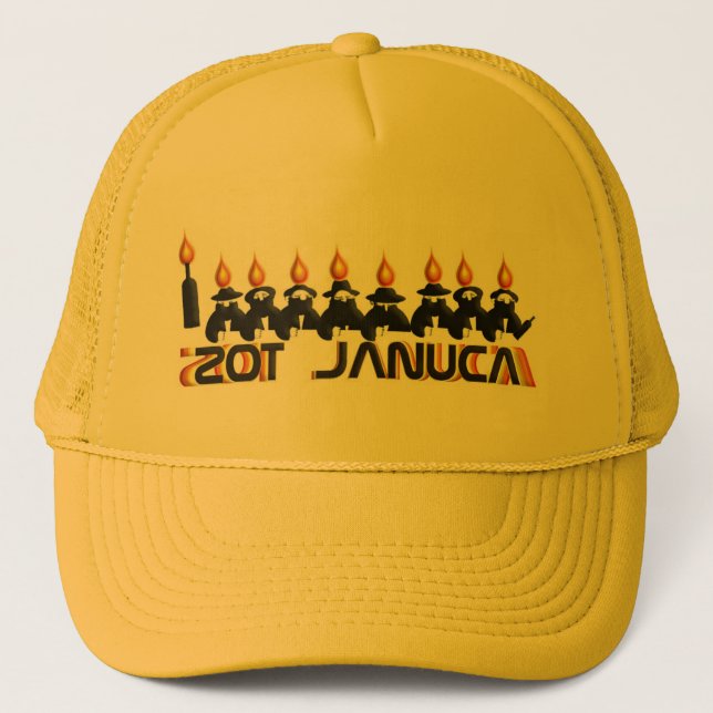 Hanukkah Trucker Hat (Front)