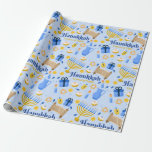 Hanukkah Wrapping Paper<br><div class="desc">Hanukkah themed wrapping paper</div>