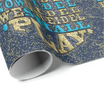 Hanukkah Wrapping Paper "O Dreidel Dreidel..."<br><div class="desc">Hanukkah "O Dreidel Dreidel Dreidel... " Hope you like our new "O Dreidel Dreidel Dreidel... " gift wrap with gold glitter to dress-up your gifts:) Personalize by changing out the background colour and choosing to delete or leave in the gold glitter layer. Text can always be added too! Choose from...</div>