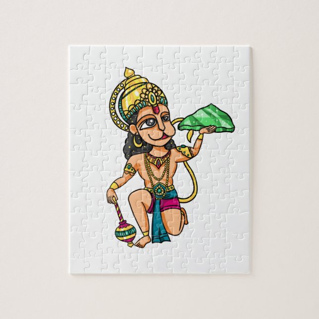Hanuman Jigsaw Puzzle (Vertical)