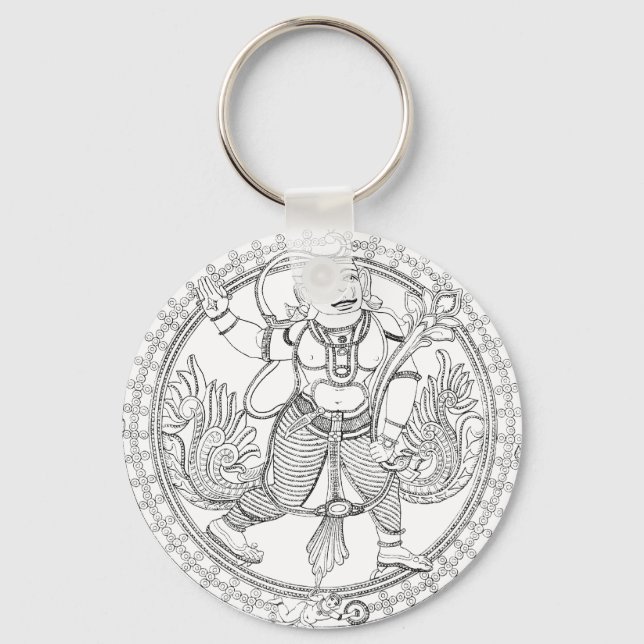 Hanuman Monkey God Keychain (Front)