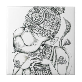 Hanuman, Monkey God Tile