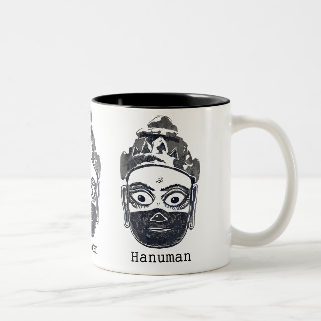Hanuman Mug (B/W) (Right)