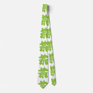 Hanzi / Kanji Language Character Chinese Tea Tie
