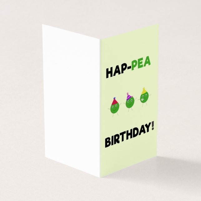 HAP-PEA Birthday Card (Outside)