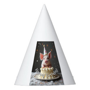 Hap pig Birthday Party Hat