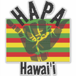 HAPA HAWAII Kānaka Maoli Flag TRIBAL SHAKA BG