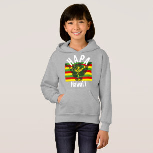 HAPA HAWAII Kānaka Maoli Flag TRIBAL SHAKA BG Wht