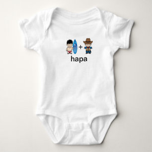 Hapa Hawaiian Dad & American Dad Bodysuit