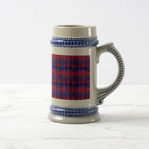 Hapa Plaid Orange, Beer Stein