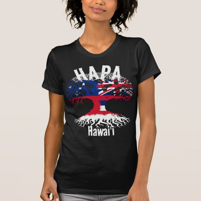 HAPA SAMOA HAWAII ROOTS T-Shirt (Front)