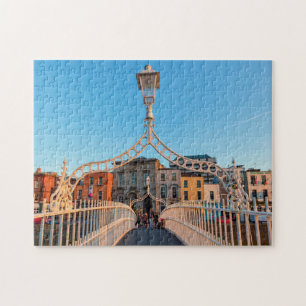 Ha'penny Bridge Dublin Ireland. Jigsaw Puzzle