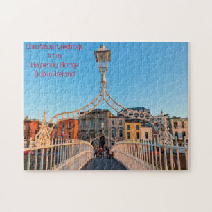Ha'penny Bridge Dublin Ireland. Jigsaw Puzzle