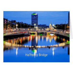 Ha'Penny Bridge, Dublin, Irlande Carte postale