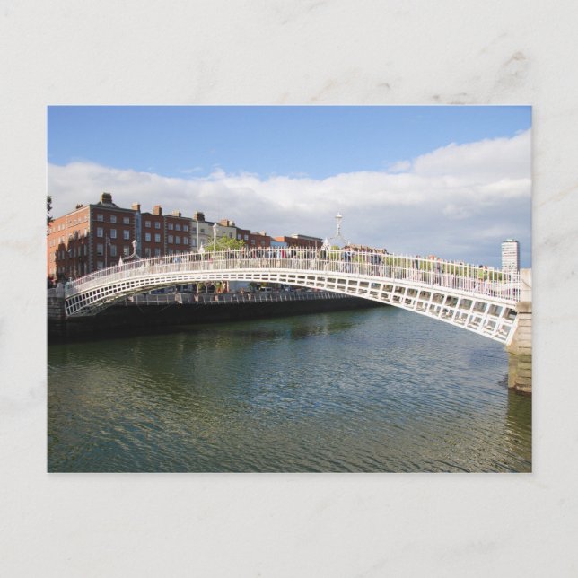 Ha'penny Bridge Postcard (Front)
