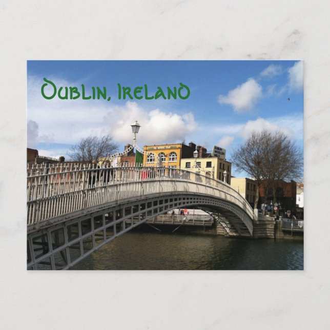 Ha'penny Bridge Postcard (Front)