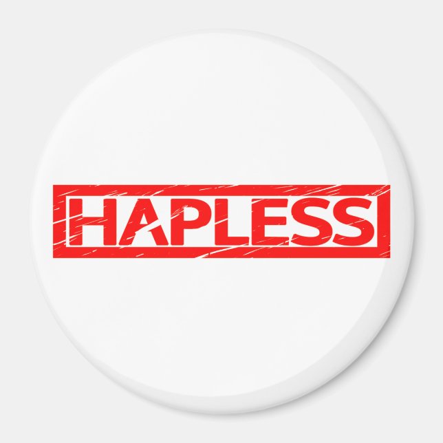 Hapless Stamp Magnet (Front)