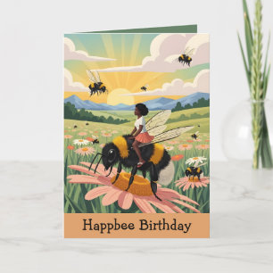 Happbee Birthday Card
