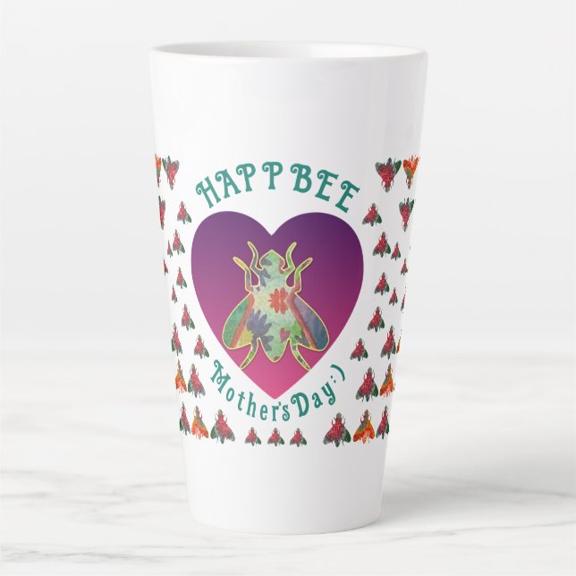 HappBee Mother’s Day Latte Mug (Front)