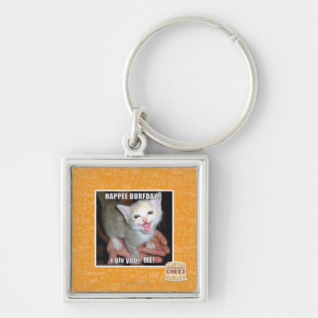 HAPPEE BURFDAY! KEYCHAIN (Front)