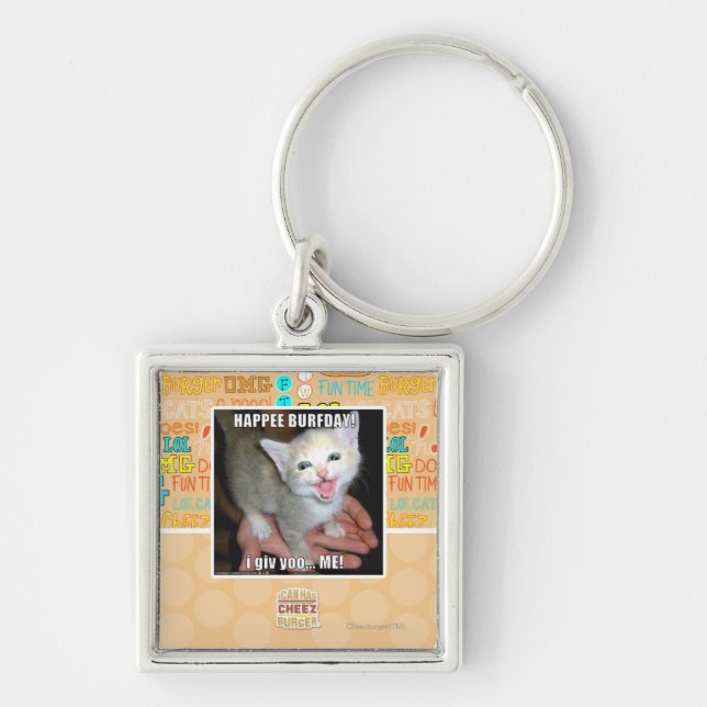 HAPPEE BURFDAY! KEYCHAIN (Front)