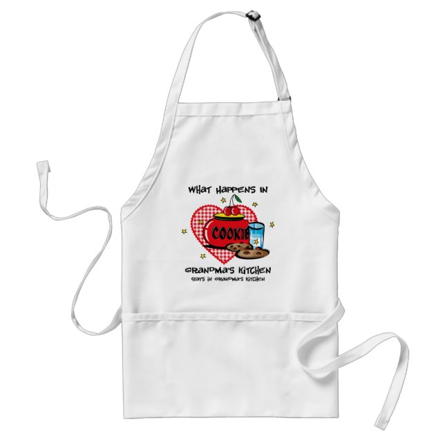 Happens In Grandma's Kitchen Standard Apron (Front)