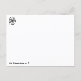 Happier Living Logo Postcard