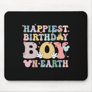 Happiest Birthday Boy On Earth  Mouse Pad