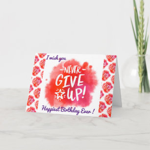 Happiest Birthday Motivation Card