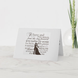 HAPPIEST DAY OF OUR LIVES-CAN'T WAIT FOR THE REST! CARD