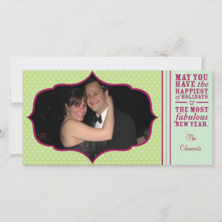 "Happiest Holidays" Christmas Photo Card