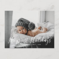 Happiest Holidays Family Photo Christmas