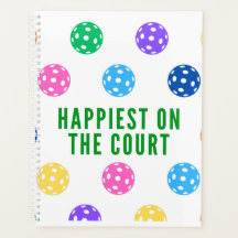 Happiest on the Court Pickleball Planner