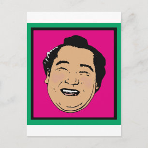 Happiest Sumo In The World Postcard
