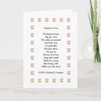 Happiest Tears (For Husband) Card
